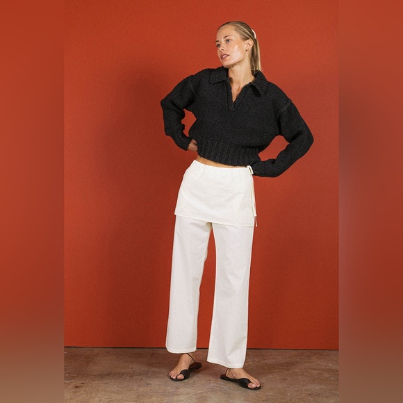 Ciao Lucia Dante Skirt Pant // Cream // XL - Picture 2 of 7